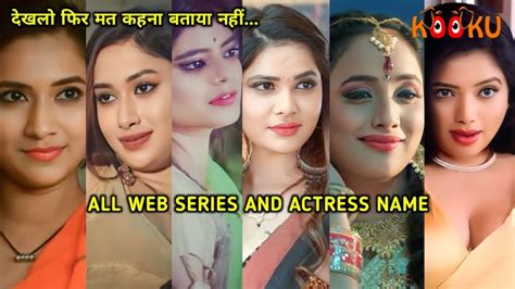 kooku web series actress name